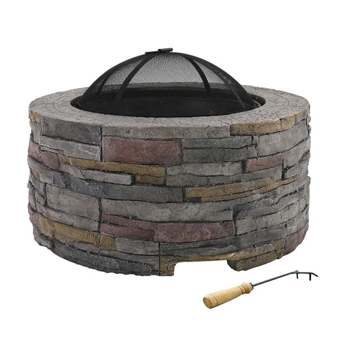 Outdoor Table Charcoal Fire Pit