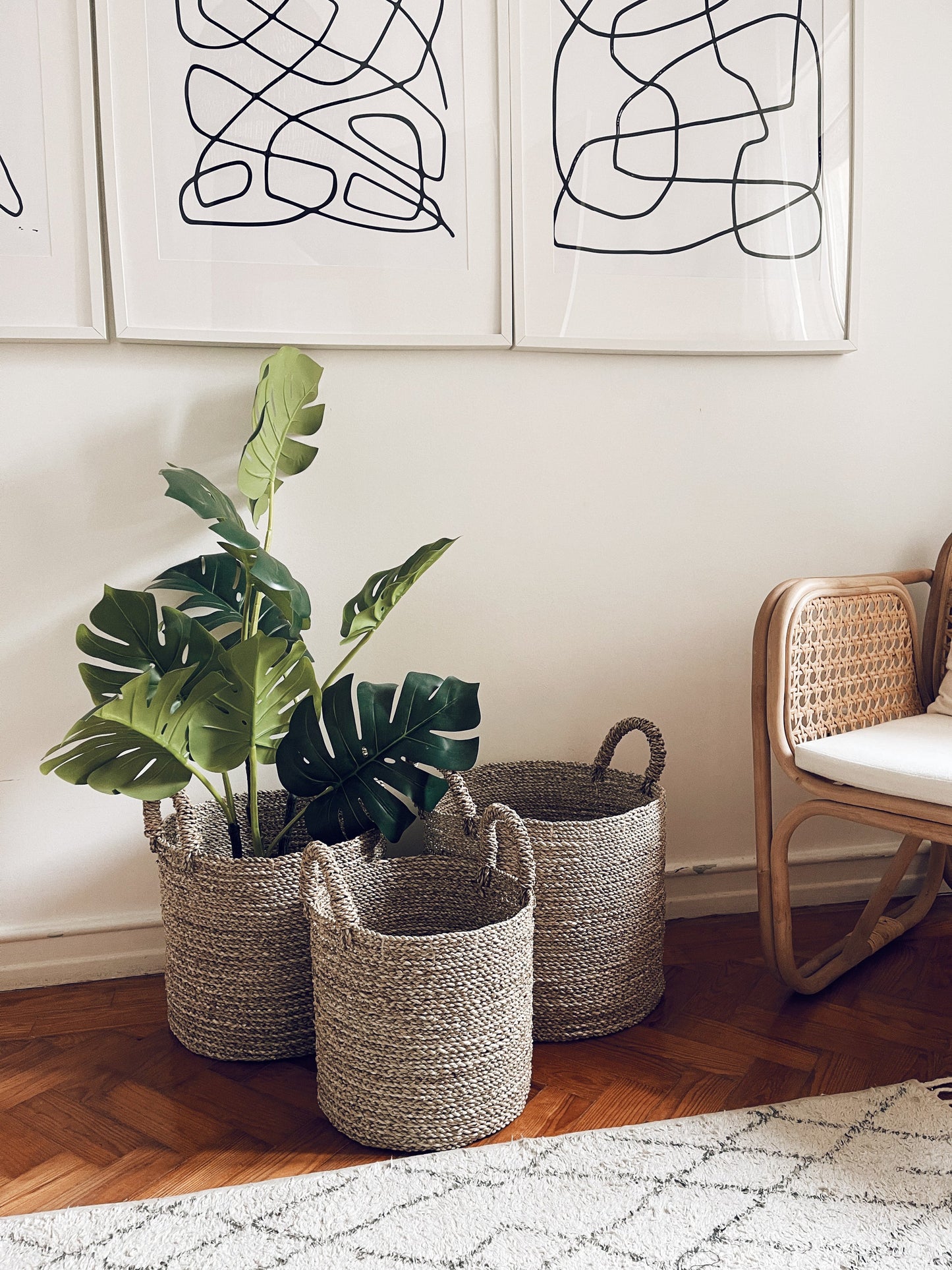 Berawa Natural Basket Set