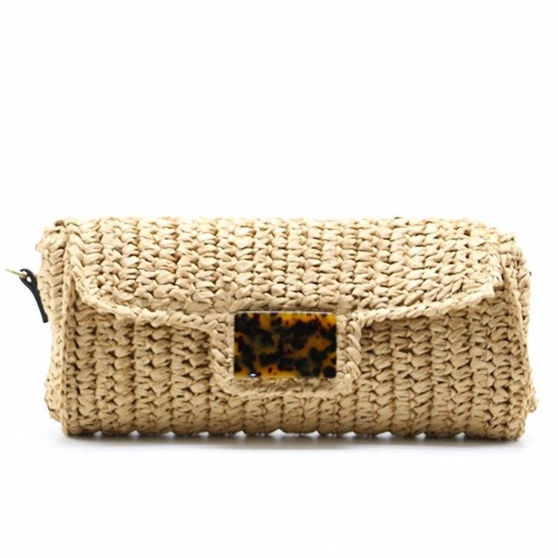 Pillow Straw Bag Women Crochet Messenger Bags