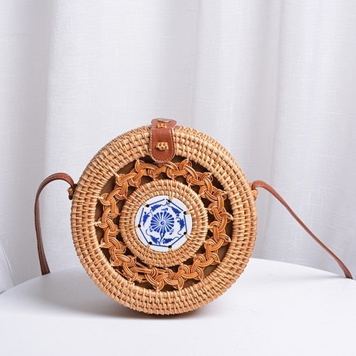 Hand Woven Straw Bag