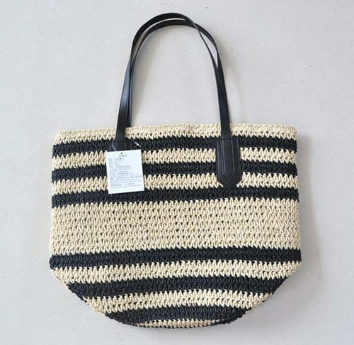 Hand Woven Straw Bag