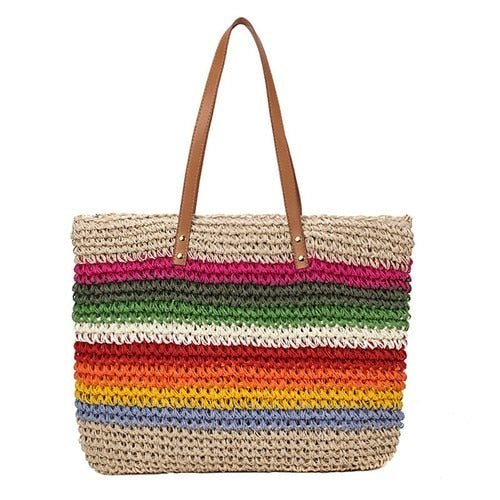 Hand Woven Straw Bag
