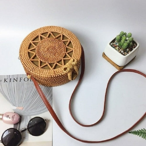 Hand Woven Straw Bag