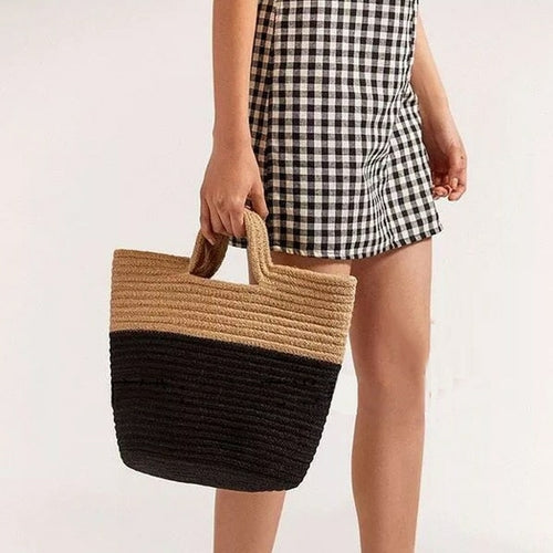 Hand Woven Straw Bag