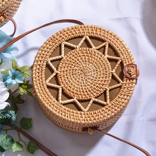 Hand Woven Straw Bag