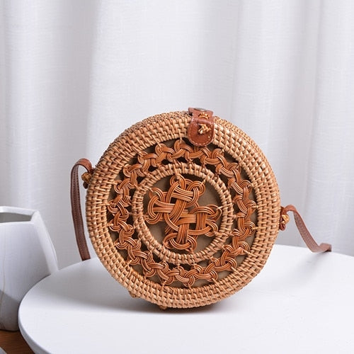 Hand Woven Straw Bag