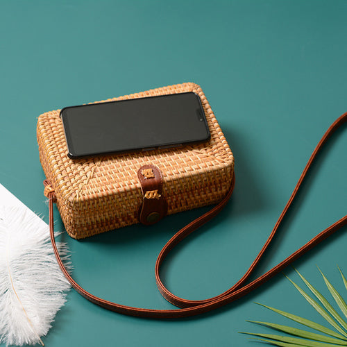 Hand Woven Straw Bag