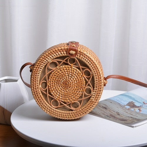 Hand Woven Straw Bag