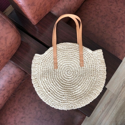 Hand Woven Straw Bag