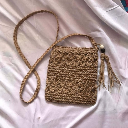 Hand Woven Straw Bag