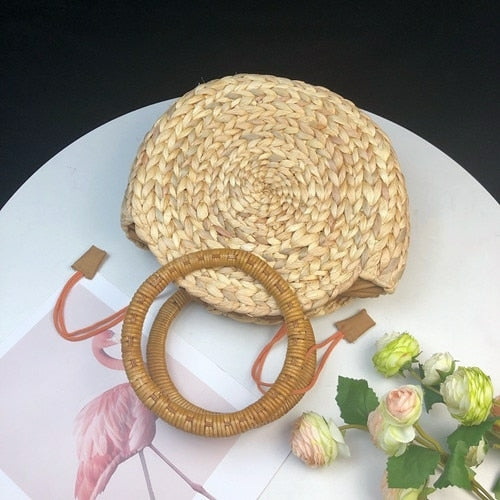 Hand Woven Straw Bag