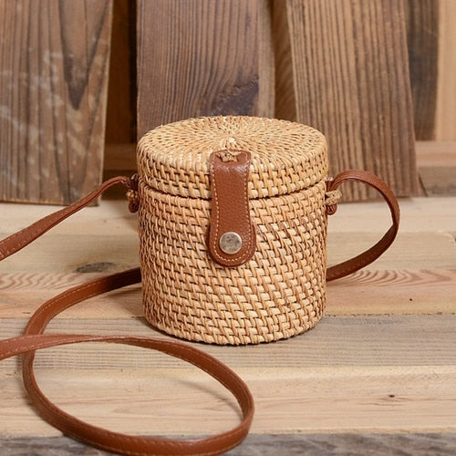 Hand Woven Straw Bag
