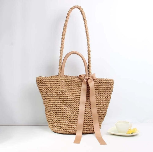 Hand Woven Straw Bag