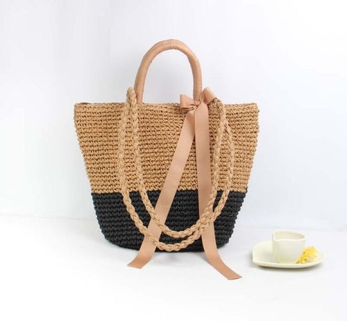 Hand Woven Straw Bag