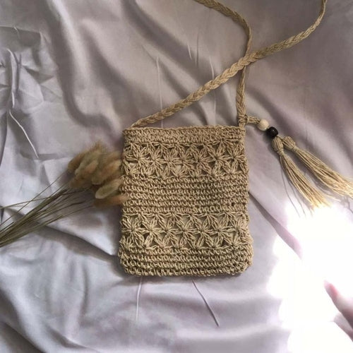 Hand Woven Straw Bag