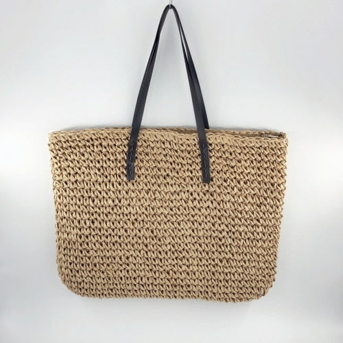 Hand Woven Straw Bag