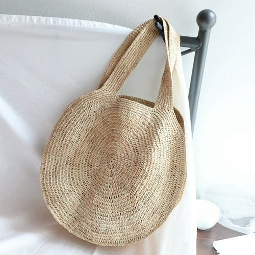 Hand Woven Straw Bag