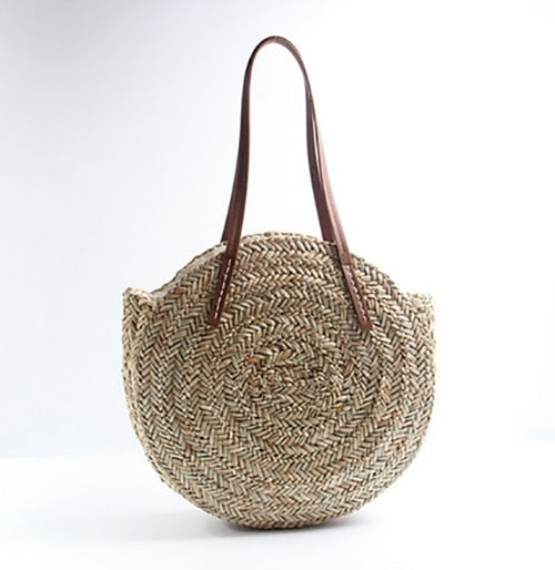 Hand Woven Straw Bag