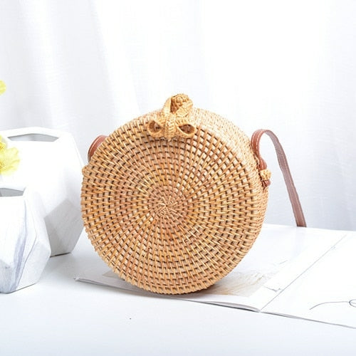 Hand Woven Straw Bag
