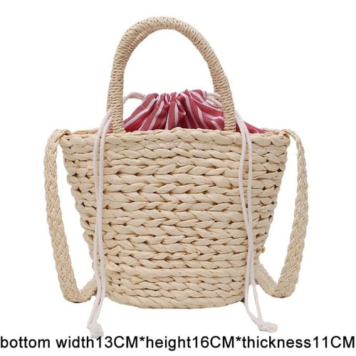 Hand Woven Straw Bag