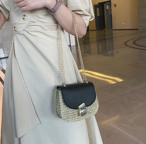 Hand Woven Straw Bag