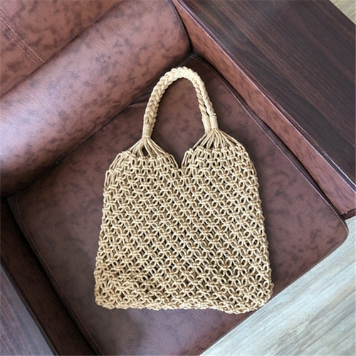 Hand Woven Straw Bag
