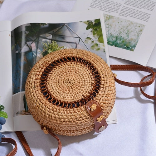 Hand Woven Straw Bag
