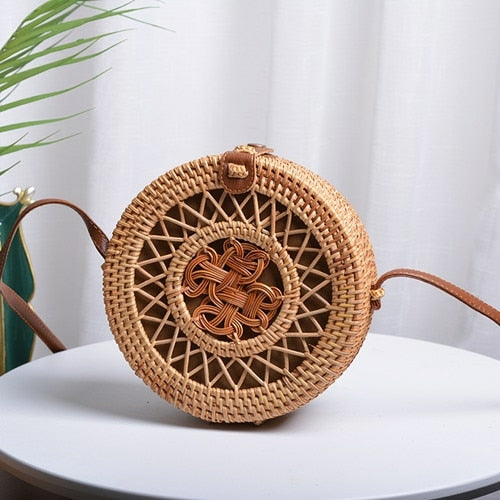 Hand Woven Straw Bag