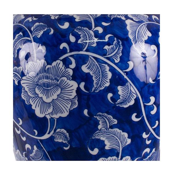 Trellis Table Lamp Hand Painted With Shade