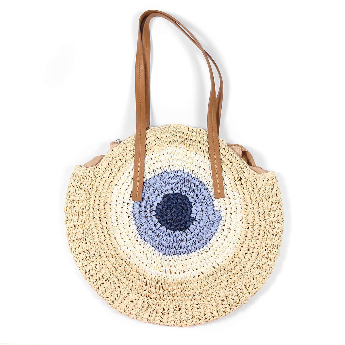Handmade Straw Bag Woven Rattan Messenger Bag