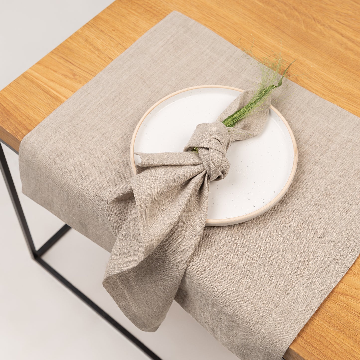Natural hemp placemat | natural
