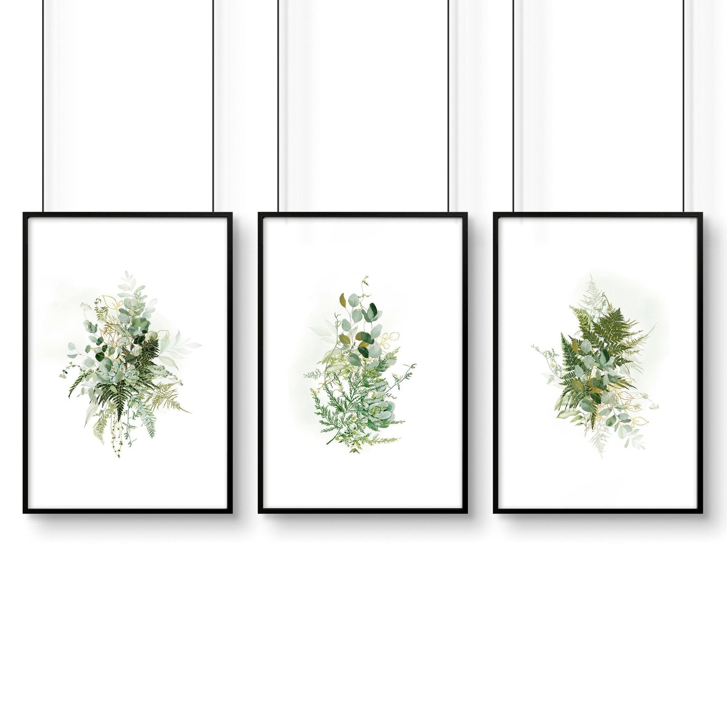 Fern Wall Art prints (Set of 3)