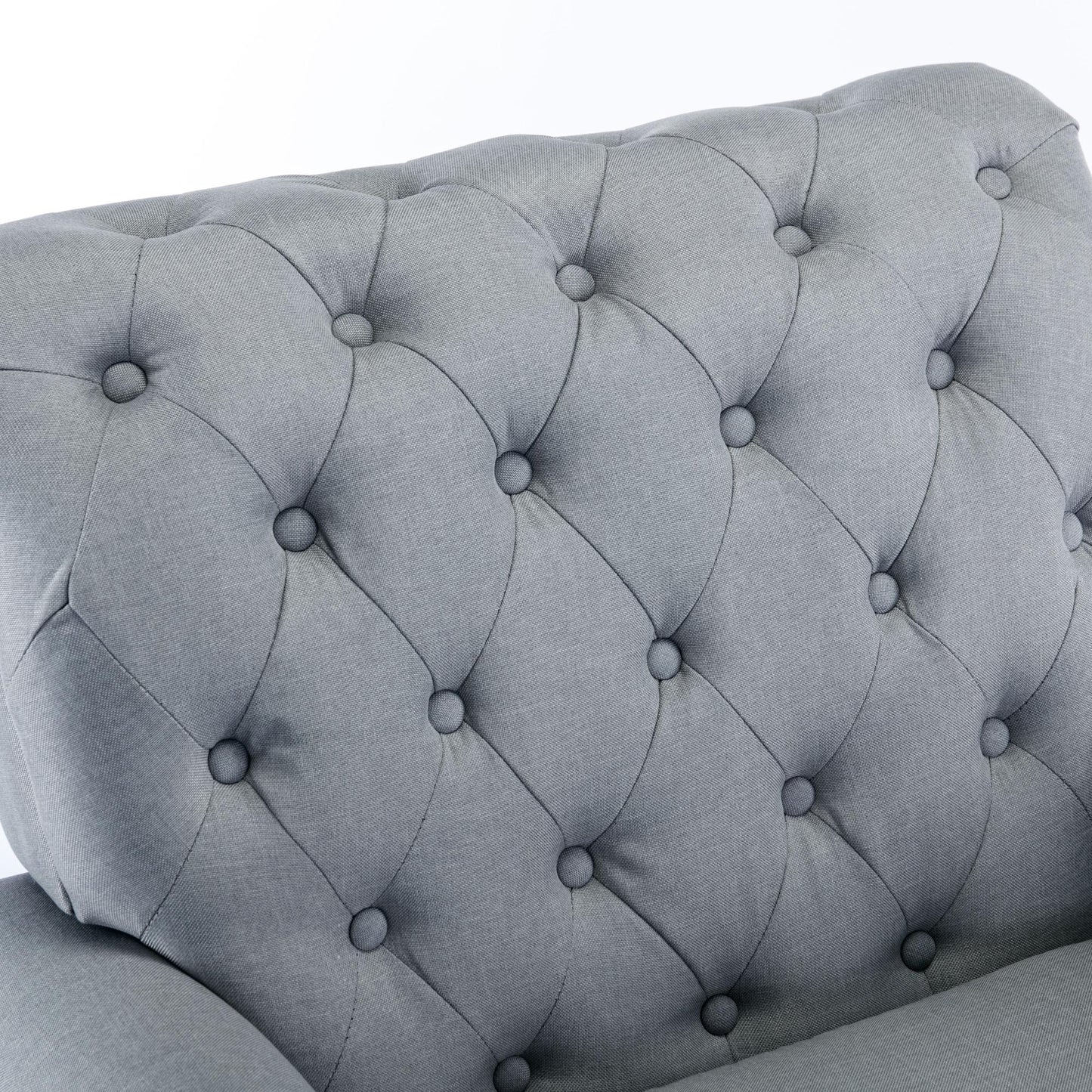 Modern accent armchair (Light Grey)