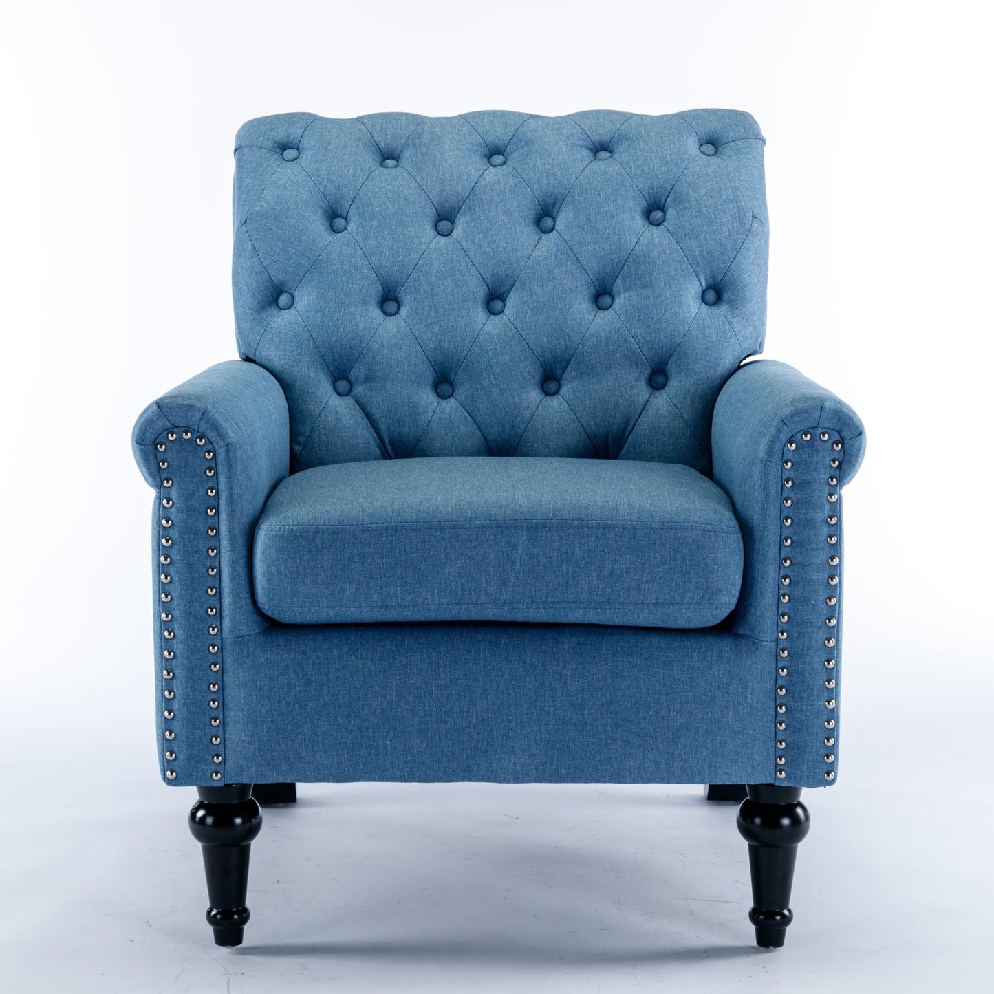 Modern accent armchair (Blue)