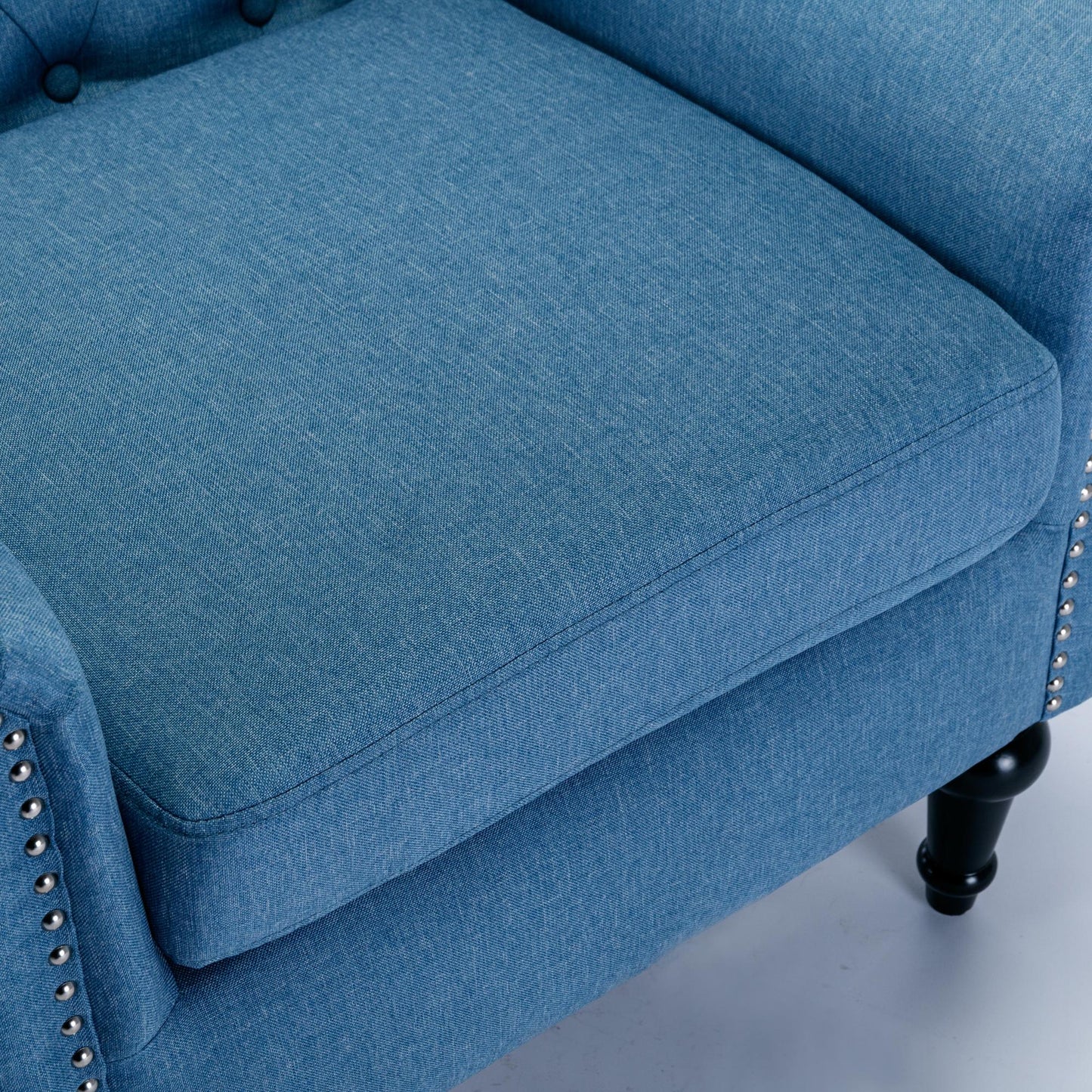 Modern accent armchair (Blue)
