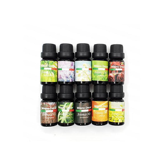 10 Pack Aroma Diffuser Oils (10Ml Gift Pack)