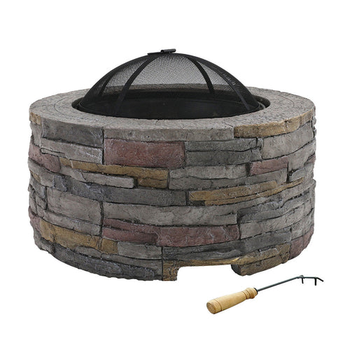 Outdoor Table Charcoal  Fire Pit