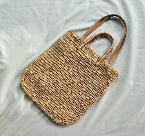 Hand Woven Straw Bag