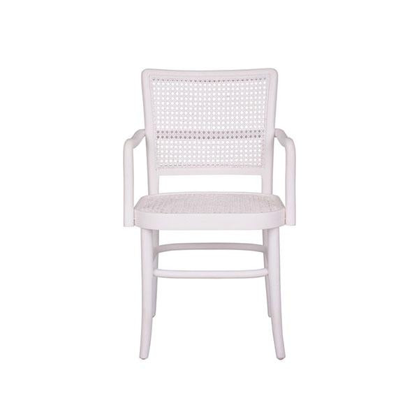 Palm Armed Rattan Dining Chair