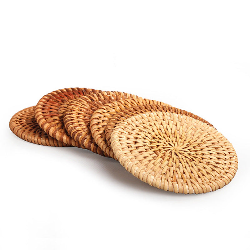 Kitchen Coasters and Table Mats (Rattan)