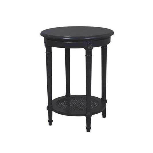 Polo Occasional Round Table (Black)