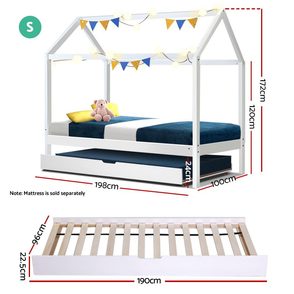 Wooden Bed Frame (Single bed)