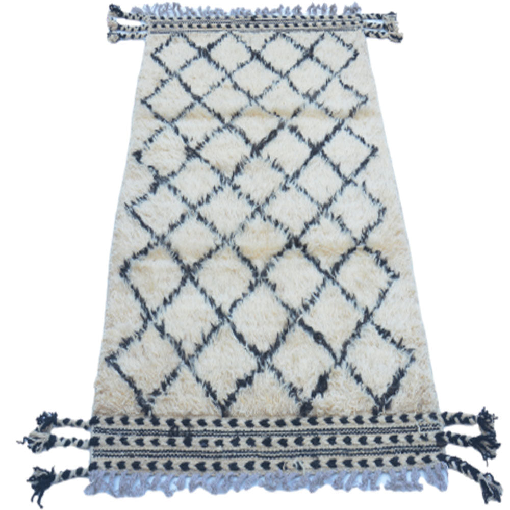 Berber Clay Ash Fluffy HandKnotted Soft Rug