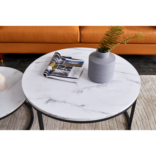 Marble Top Modern Nesting coffee table