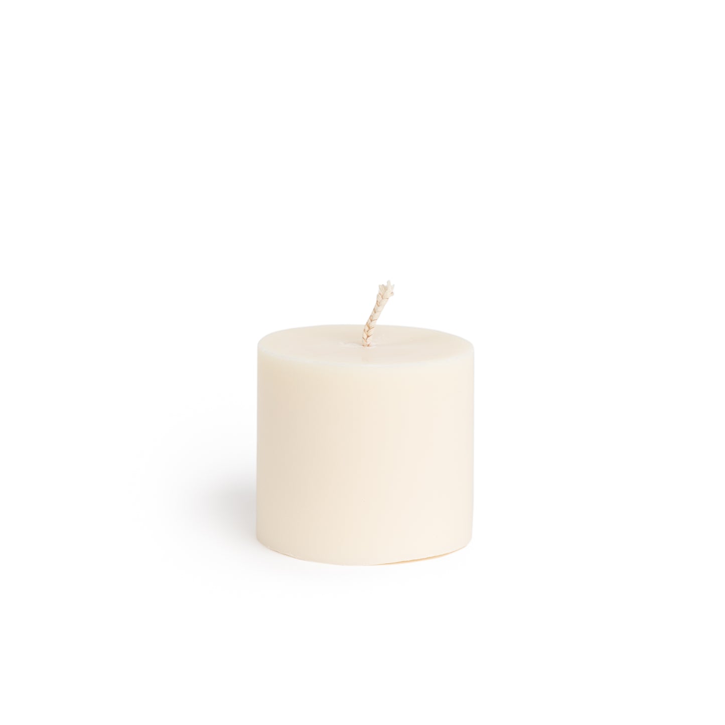 Cylinder shape rapeseed wax candle