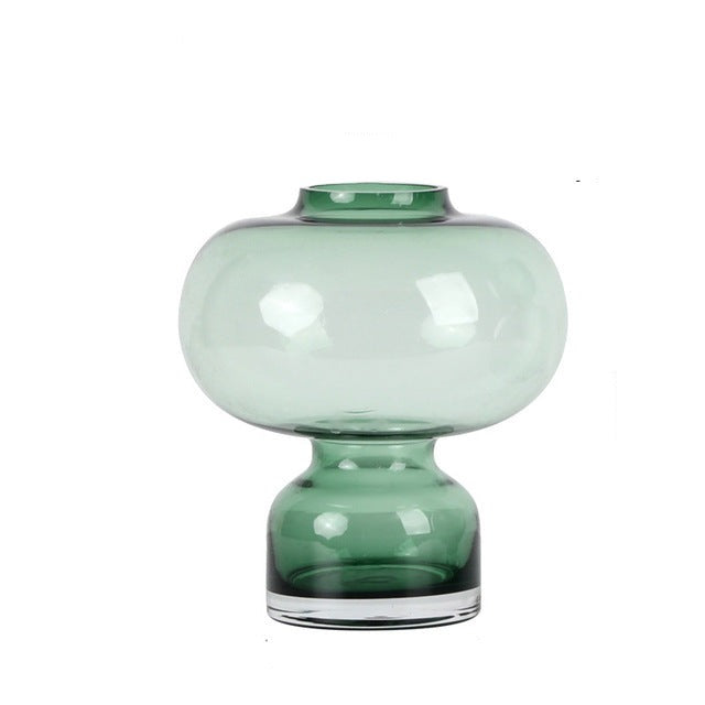 Green Glass Vase