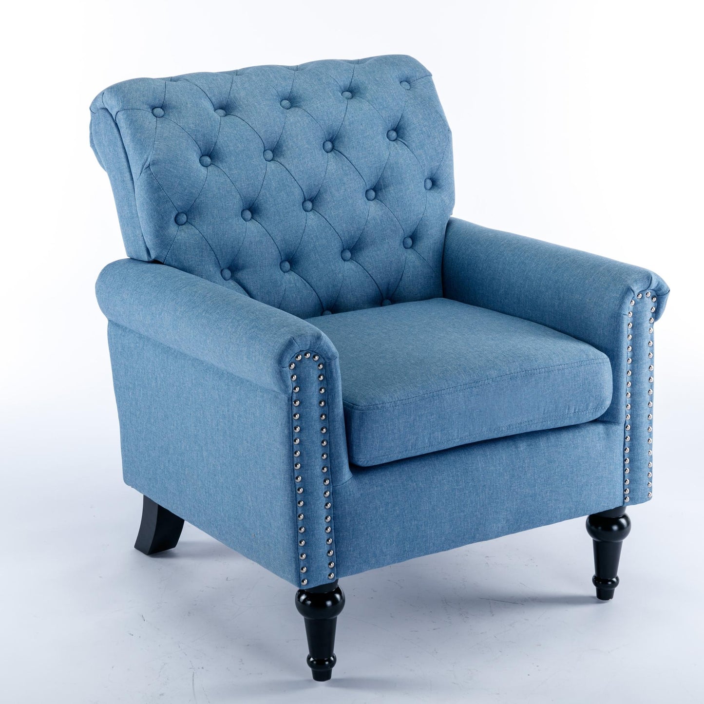 Modern accent armchair (Blue)